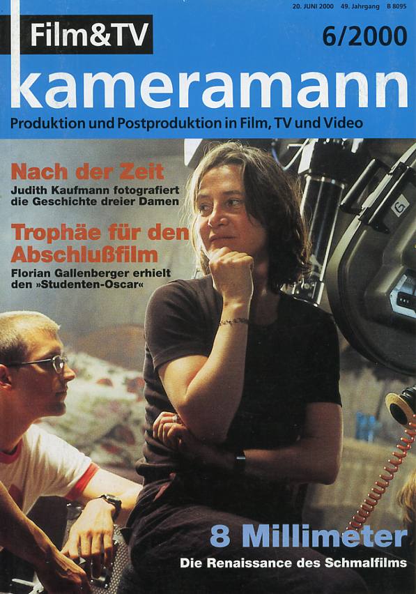 FILM TV KAMERAMANN magazine side cover Issue 6  2000