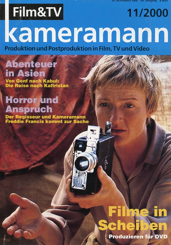 FILM TV KAMERAMANN magazine side cover Issue 11  2000