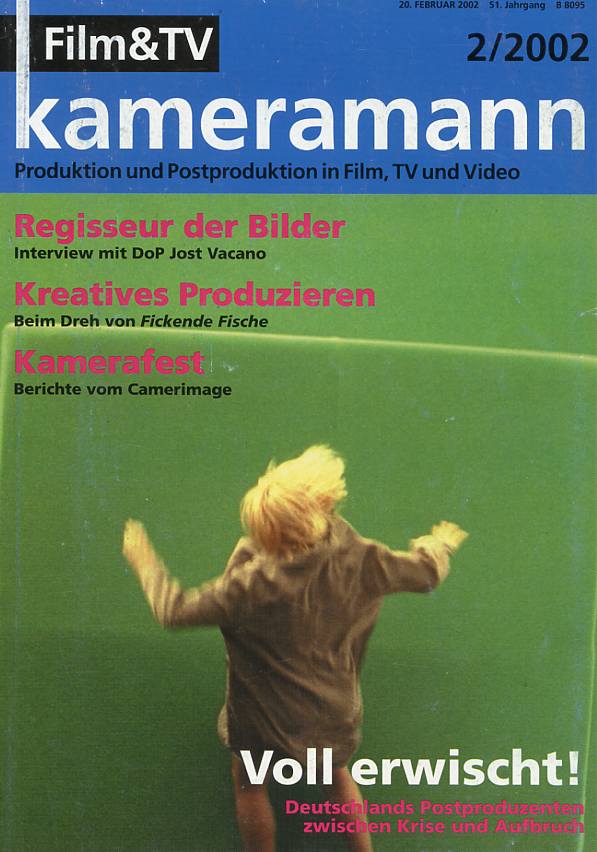 FILM TV KAMERAMANN magazine side cover Issue 2  2002