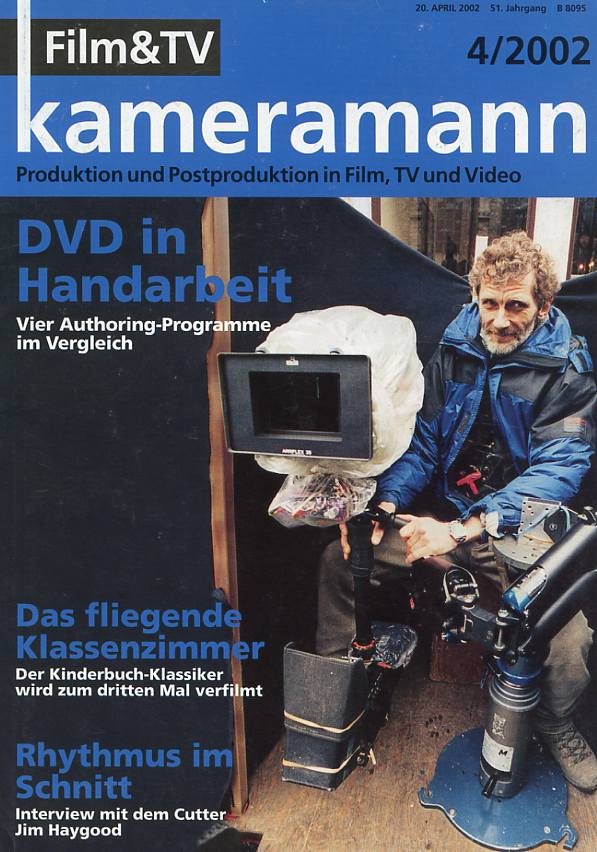 FILM TV KAMERAMANN magazine side cover Issue 4  2002