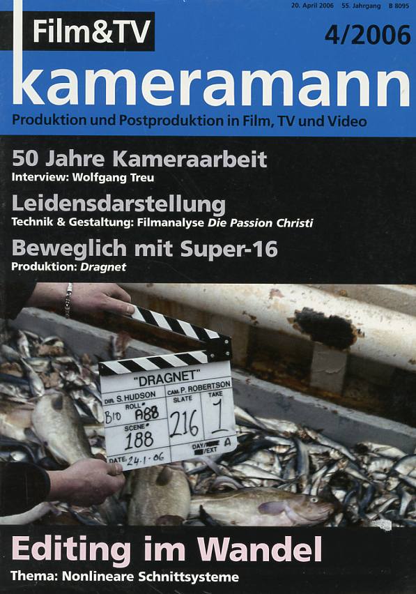 FILM TV KAMERAMANN magazine side cover Issue 4  2006