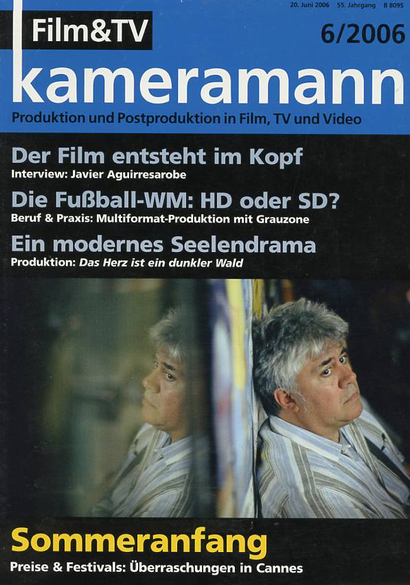 FILM TV KAMERAMANN magazine side cover Issue 6  2006