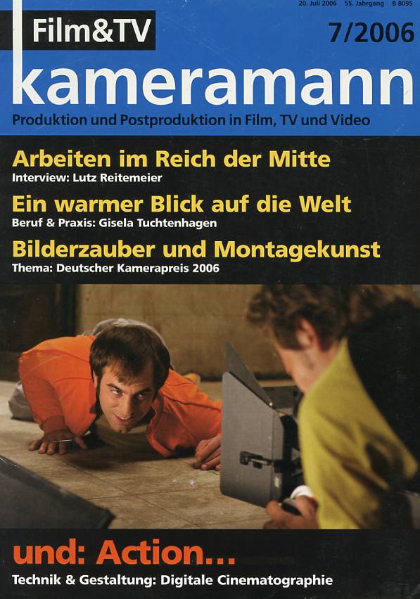 FILM TV KAMERAMANN magazine side cover Issue 7  2006