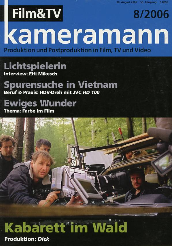 FILM TV KAMERAMANN magazine side cover Issue 8  2006