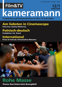 FILM TV KAMERAMANN magazine side cover Issue 1  2009