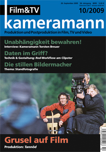 FILM TV KAMERAMANN magazine side cover Issue 10  2009