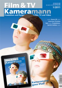 FILM TV KAMERAMANN magazine side cover Issue 1  2011