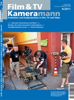 FILM TV KAMERAMANN magazine side cover Issue 9  2011