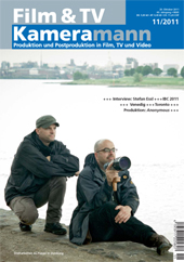 FILM TV KAMERAMANN magazine side cover Issue 11  2011
