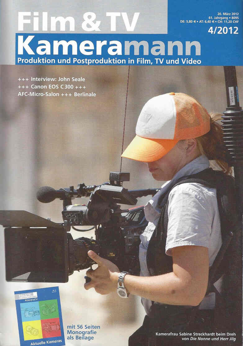 FILM TV KAMERAMANN magazine side cover Issue 4  2012