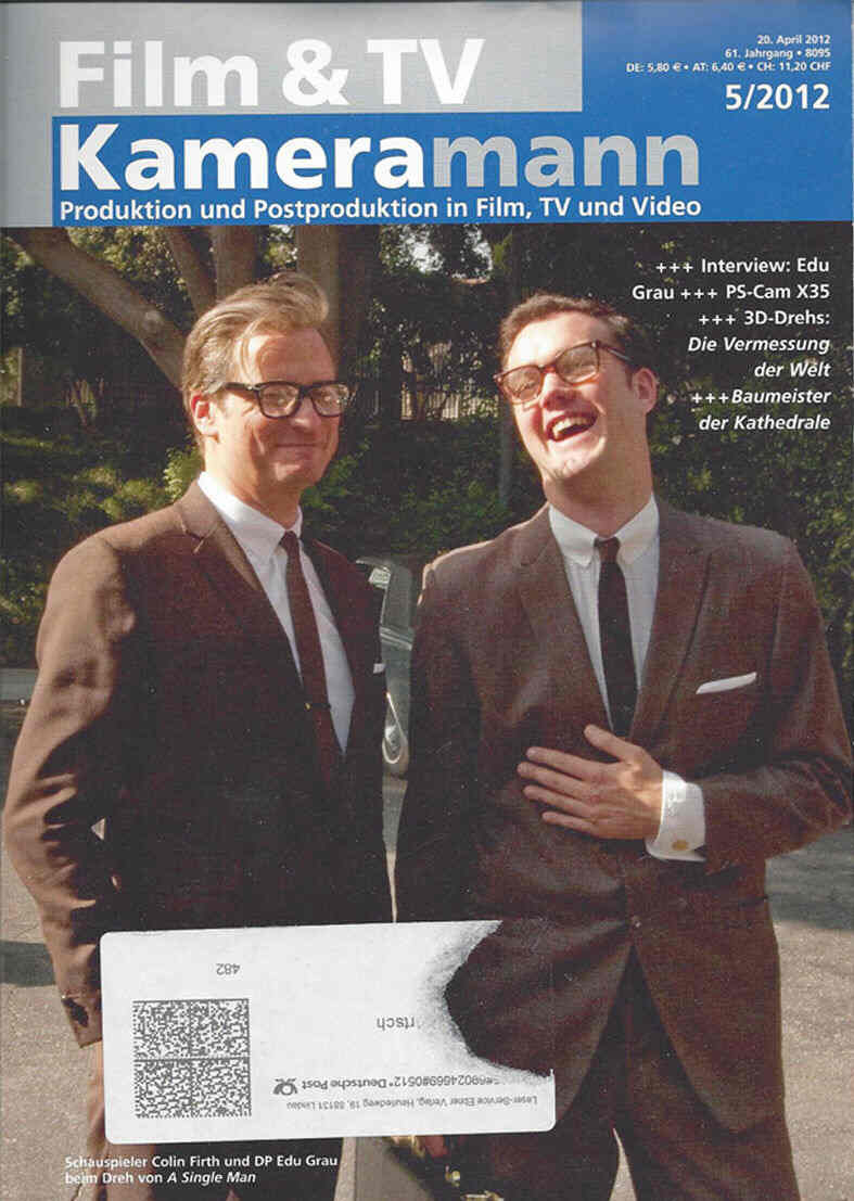 FILM TV KAMERAMANN magazine side cover Issue 5  2012