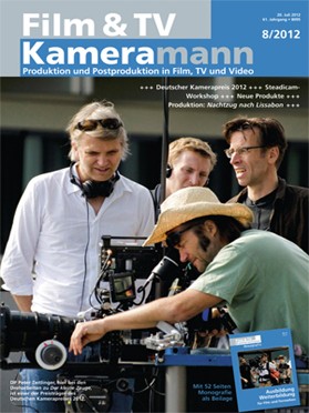FILM TV KAMERAMANN magazine side cover Issue 8  2012
