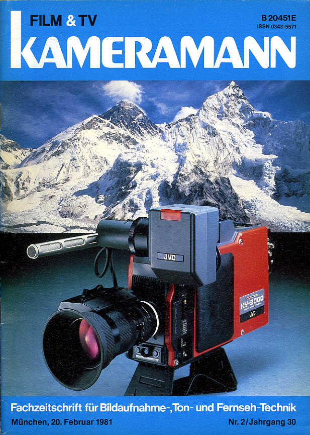 FILM TV KAMERAMANN magazine side cover Issue 2  1981