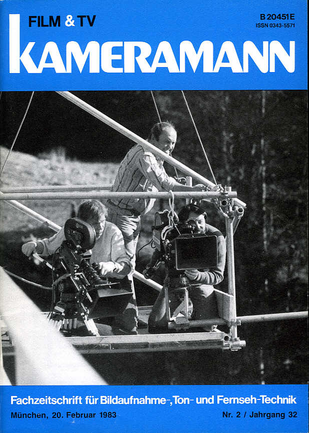 FILM TV KAMERAMANN magazine side cover Issue 2  1983