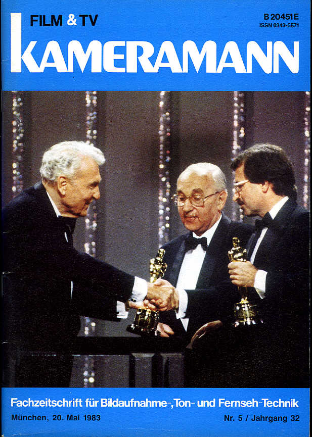 FILM TV KAMERAMANN magazine side cover Issue 5  1983