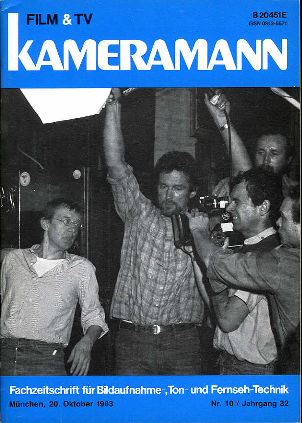 FILM TV KAMERAMANN magazine side cover Issue 10  1983