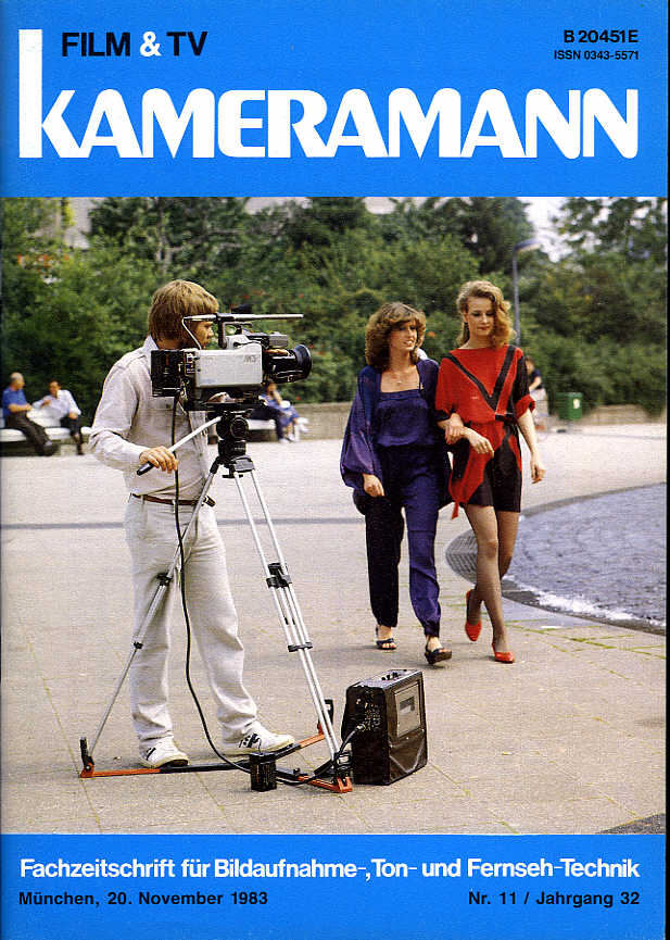 FILM TV KAMERAMANN magazine side cover Issue 11  1983