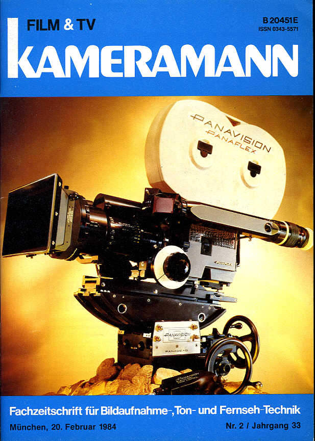 FILM TV KAMERAMANN magazine side cover Issue 2  1984