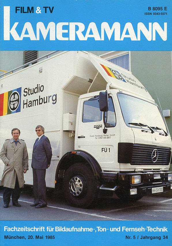 FILM TV KAMERAMANN magazine side cover Issue 5  1985