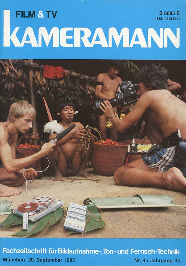 FILM TV KAMERAMANN magazine side cover Issue 9  1985