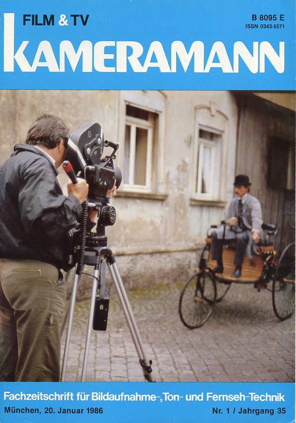 FILM TV KAMERAMANN magazine side cover Issue 1  1986
