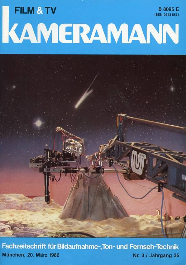 FILM TV KAMERAMANN magazine side cover Issue 3  1986
