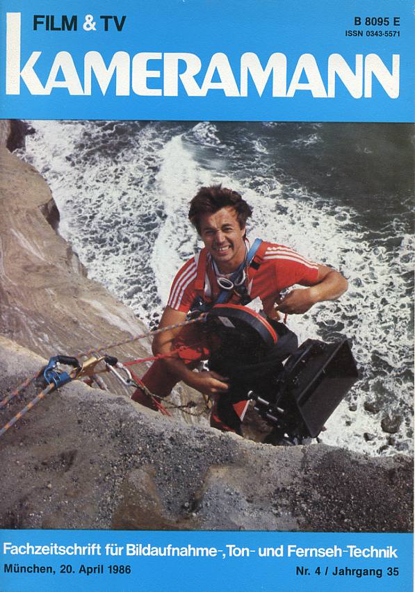 FILM TV KAMERAMANN magazine side cover Issue 4  1986