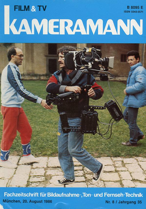 FILM TV KAMERAMANN magazine side cover Issue 8  1986
