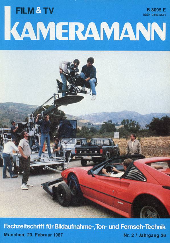 FILM TV KAMERAMANN magazine side cover Issue 2  1987
