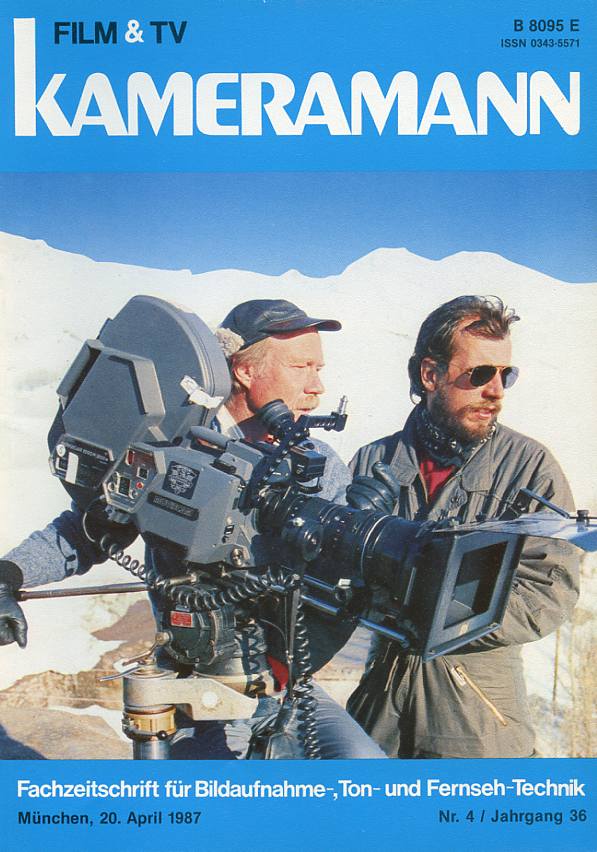FILM TV KAMERAMANN magazine side cover Issue 4  1987