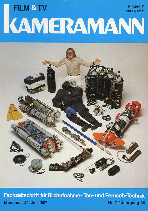 FILM TV KAMERAMANN magazine side cover Issue 7  1987