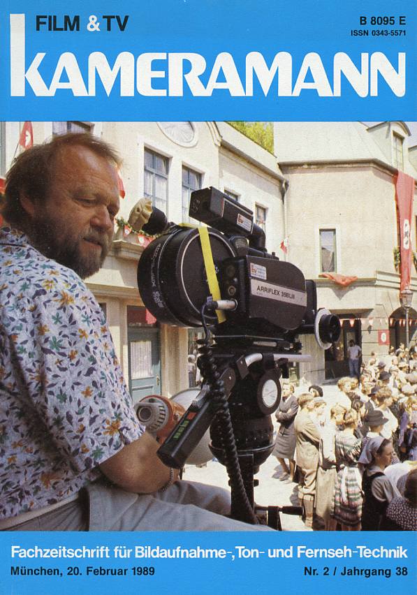 FILM TV KAMERAMANN magazine side cover Issue 2  1989