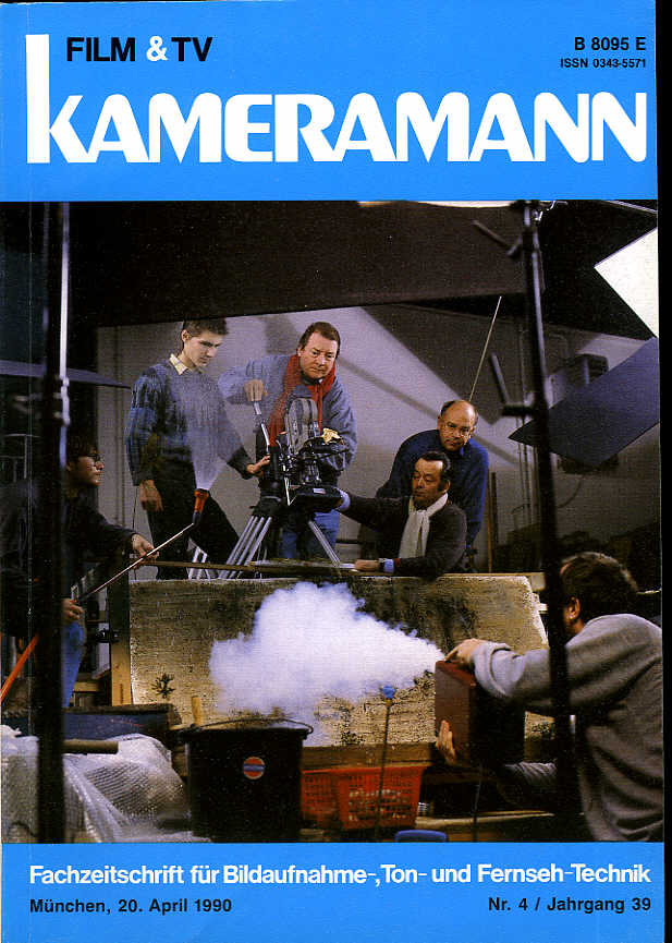 FILM TV KAMERAMANN magazine side cover Issue 4  1990