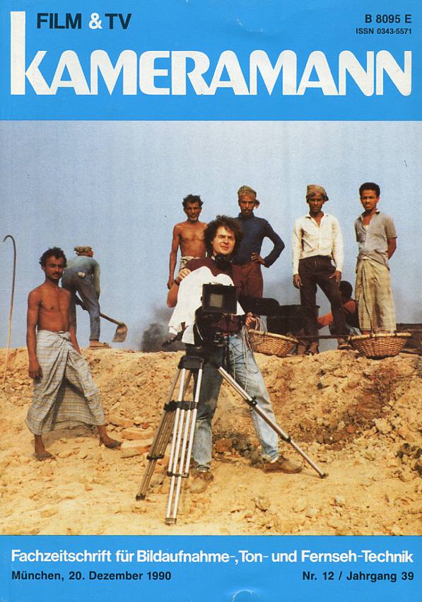 FILM TV KAMERAMANN magazine side cover Issue 12  1990