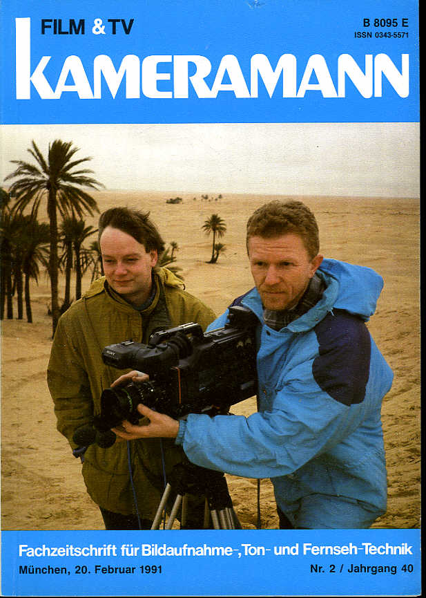 FILM TV KAMERAMANN magazine side cover Issue 2  1991