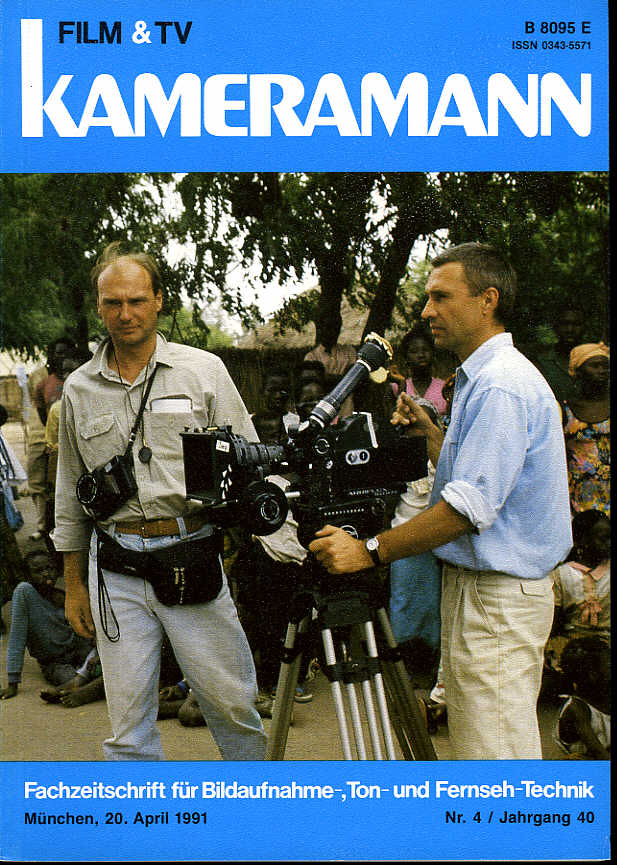 FILM TV KAMERAMANN magazine side cover Issue 4  1991