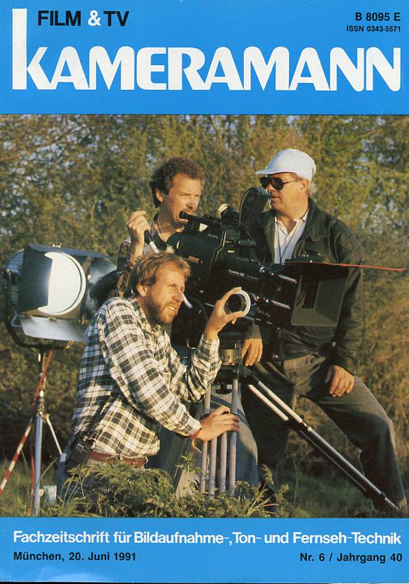 FILM TV KAMERAMANN magazine side cover Issue 6  1991
