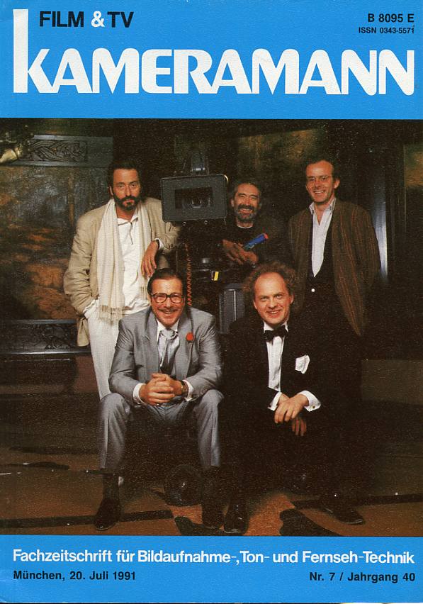 FILM TV KAMERAMANN magazine side cover Issue 7  1991
