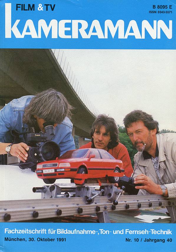 FILM TV KAMERAMANN magazine side cover Issue 10  1991