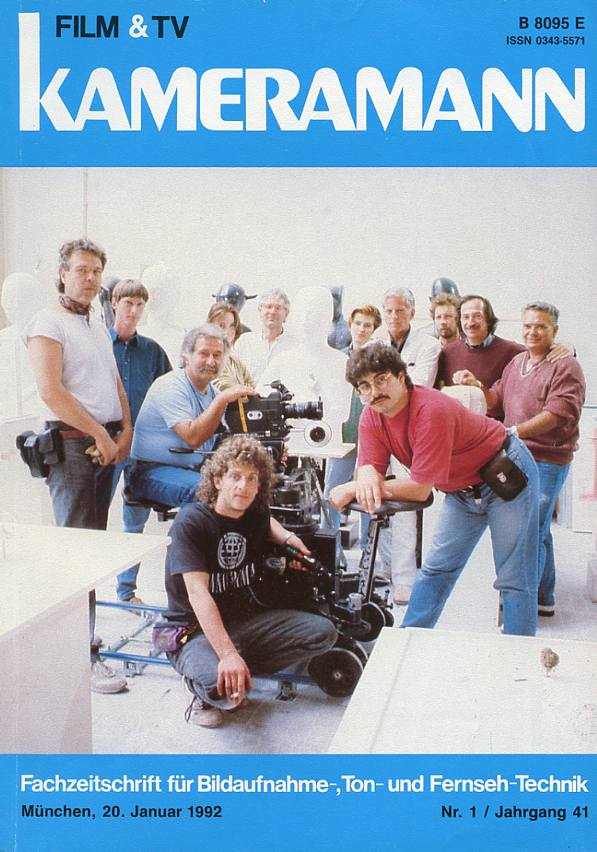 FILM TV KAMERAMANN magazine side cover Issue 1  1992