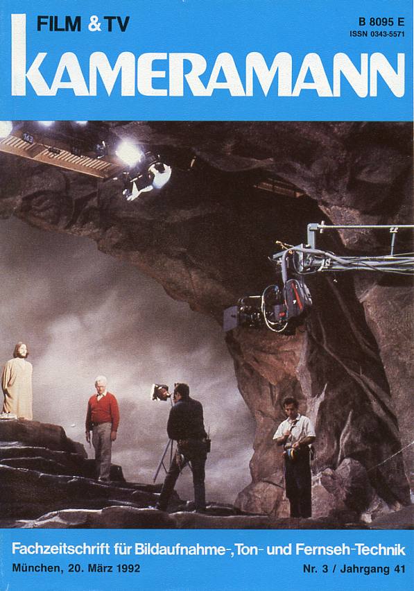 FILM TV KAMERAMANN magazine side cover Issue 3  1992