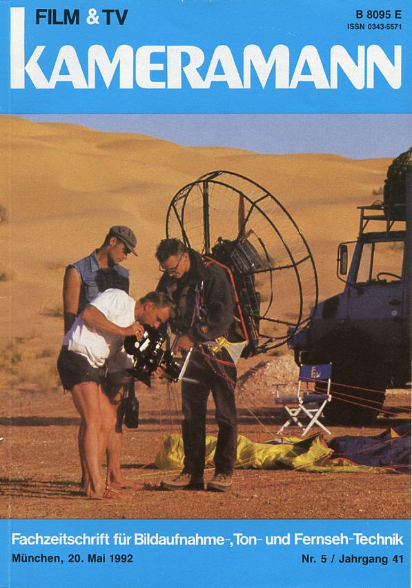 FILM TV KAMERAMANN magazine side cover Issue 5  1992