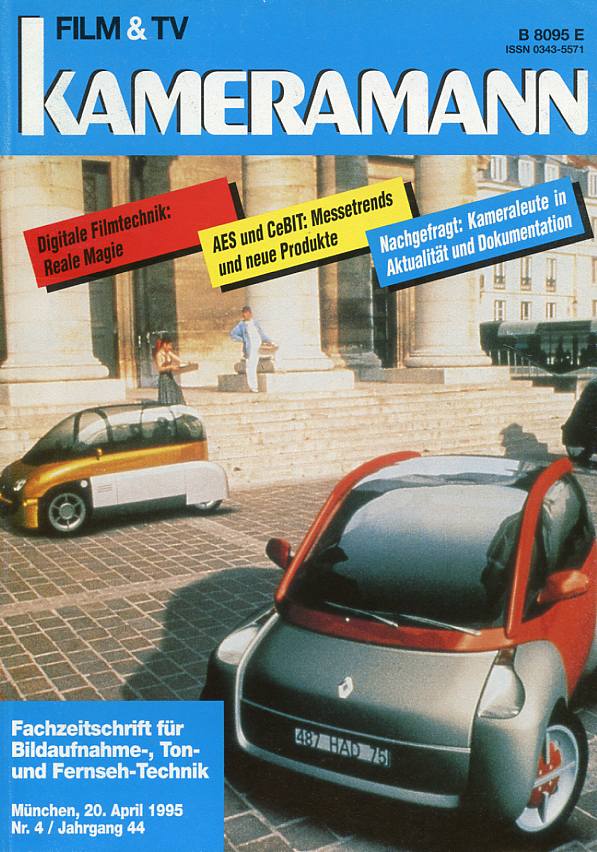 FILM TV KAMERAMANN magazine side cover Issue 4  1995