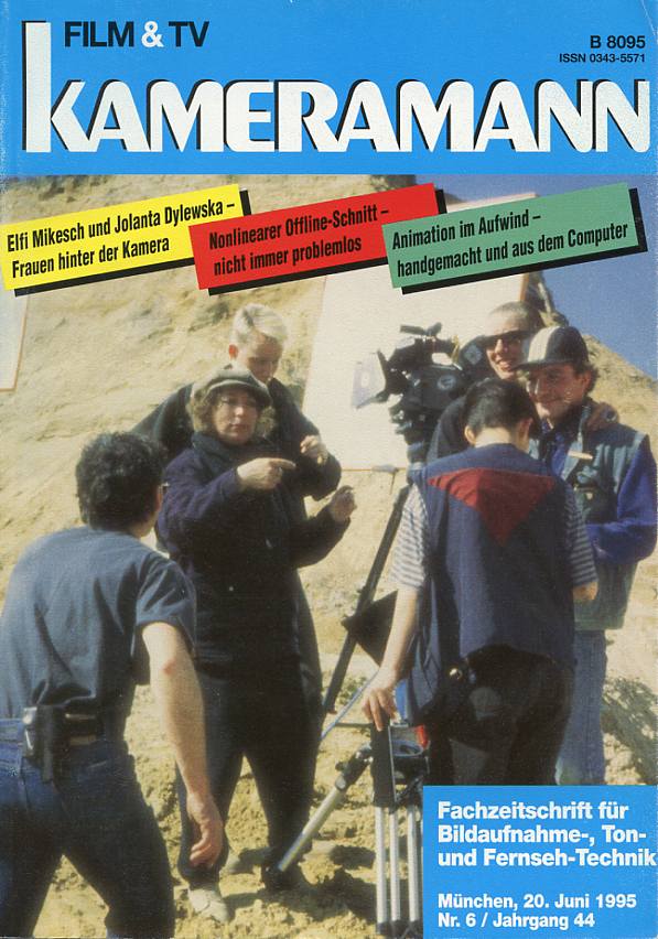 FILM TV KAMERAMANN magazine side cover Issue 6  1995
