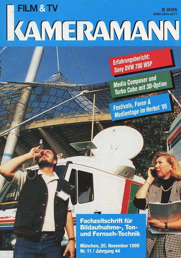 FILM TV KAMERAMANN magazine side cover Issue 11  1995