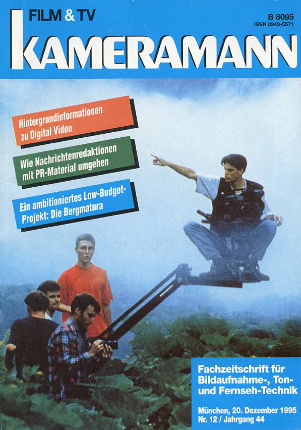 FILM TV KAMERAMANN magazine side cover Issue 12  1995