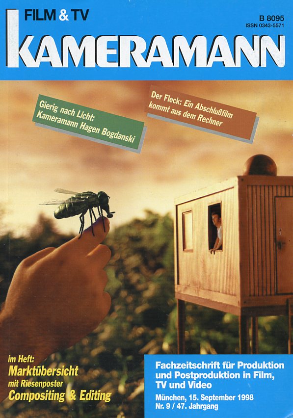 FILM TV KAMERAMANN magazine side cover Issue 9  1998