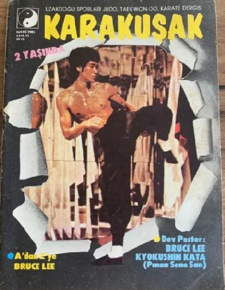 KARAKUSAK magazine side cover Issue 25  May 1981