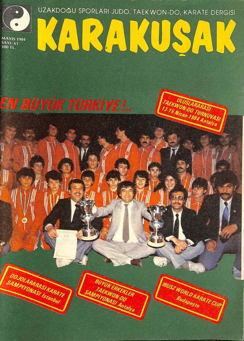 KARAKUSAK magazine side cover Issue 61  May 1984