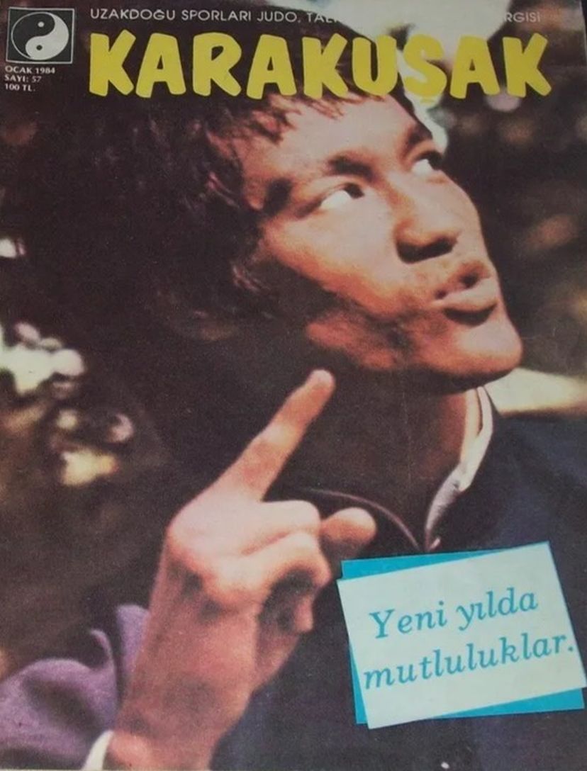 KARAKUSAK magazine side cover Issue 57   1984
